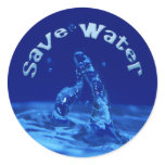 save water stickers