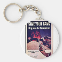 Save Your Cans Keychain