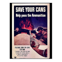 Save Your Cans Postcards