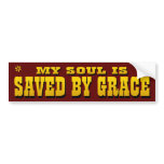 Saved by Grace Bumper Stickers
