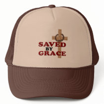 SAVED BY GRACE TRUCKER HAT
