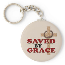 SAVED BY GRACE KEYCHAIN