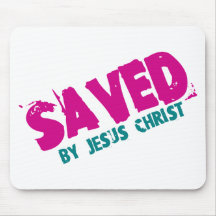 SAVED by Jesus Christ Mouse Pad