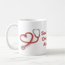 Saving Lives Nurse Mug