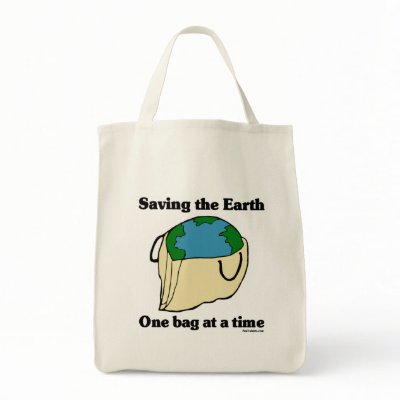 Saving the Earth totebag by tshirtfun