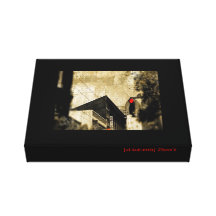 Savings and Loans Stretched Canvas Print