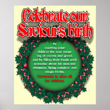 Saviour's birth poster