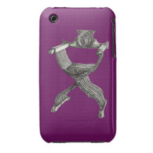 Savonarola chair purple iPhone 3 cases