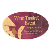 Savouring Wine Sticker