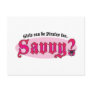 Savvy Postcard