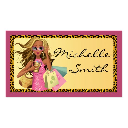 Savvy Shopper Personal Shopper Business Card
