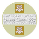 SavvySmallFry.com Round Sticker