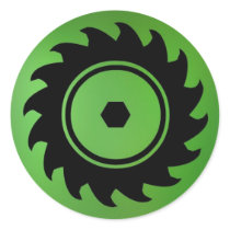 Saw Blade sticker stickers
