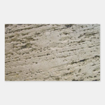 Sawn Limestone Texture Rectangle Sticker