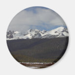 Sawtooth Mountains Snow Peaks Fridge Magnet
