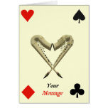 Sax of Hearts - Diamond, Spade, Club Playing Card
