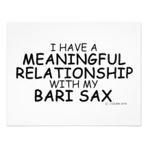 Saxo signicatif de Bari de rapport Invitation Personnalisable