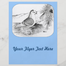 Saxon Shield Pigeon 1973 Personalized Flyer