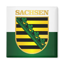 Saxony (Sachsen) COA Fridge Magnet