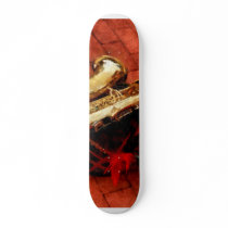 Saxophone Before the Parade Skateboard Decks