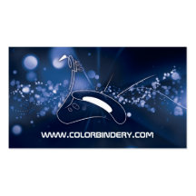 Saxophone Burst Business Card
