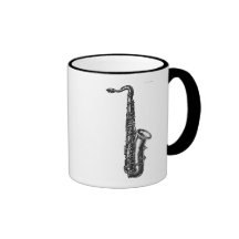 Saxophone de tenor tasses à café