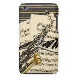 Saxophone et musique de piano coque iPod Case-Mate 