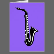 Saxophone cards