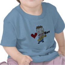 Saxophone - Male Tshirts and Gifts