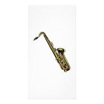 Saxophone Photo Greeting Card