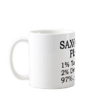 Saxophone Player Hot Air Coffee Mugs