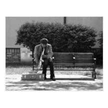 Saxophone Player Postcard