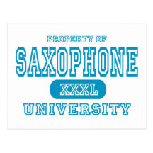 Saxophone University Postcard