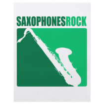Saxophones Rock! Personalized Flyer