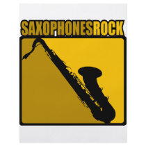 Saxophones Rock! Personalized Flyer