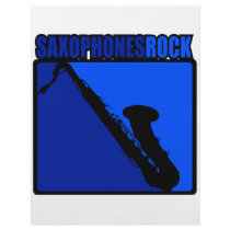 Saxophones Rock! Flyer Design