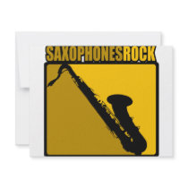 Saxophones Rock! Custom Announcements