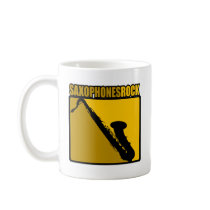 Saxophones Rock! Coffee Mug