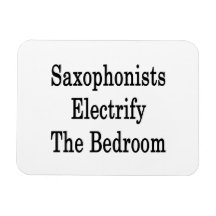 Saxophonists Electrify The Bedroom Flexible Magnets