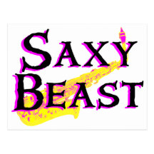 Saxy Beast Post Card
