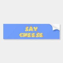 say cheese autosticker