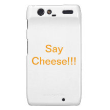 Say cheese droid RAZR cases