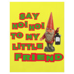 Say Ho Ho To My Little Friend Santa Christmas flyers