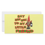 Say Ho Ho To My Little Friend Santa Christmas photo cards
