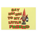 Say Ho Ho To My Little Friend Santa Christmas stationery