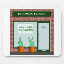 Say it with flowers mousepads