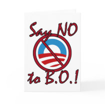 Say NO to B.O. Greeting Card