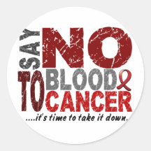 Say NO To Blood Cancer 1 Sticker