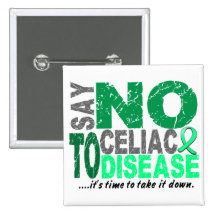 Say NO To Celiac Disease 1 Pin