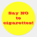 Say no to cigarettes - Sticker